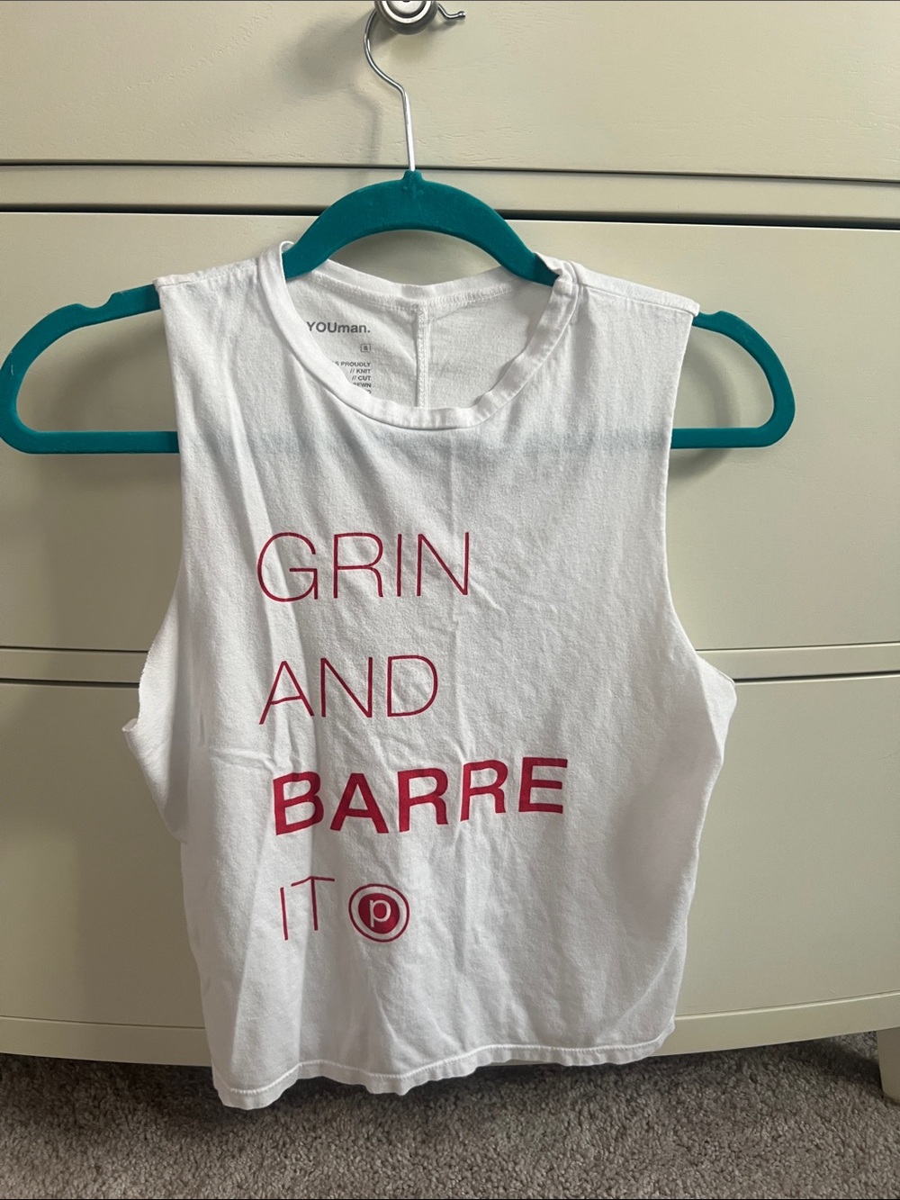 Pure Barre x good hYOUman grin and Barre it tank small